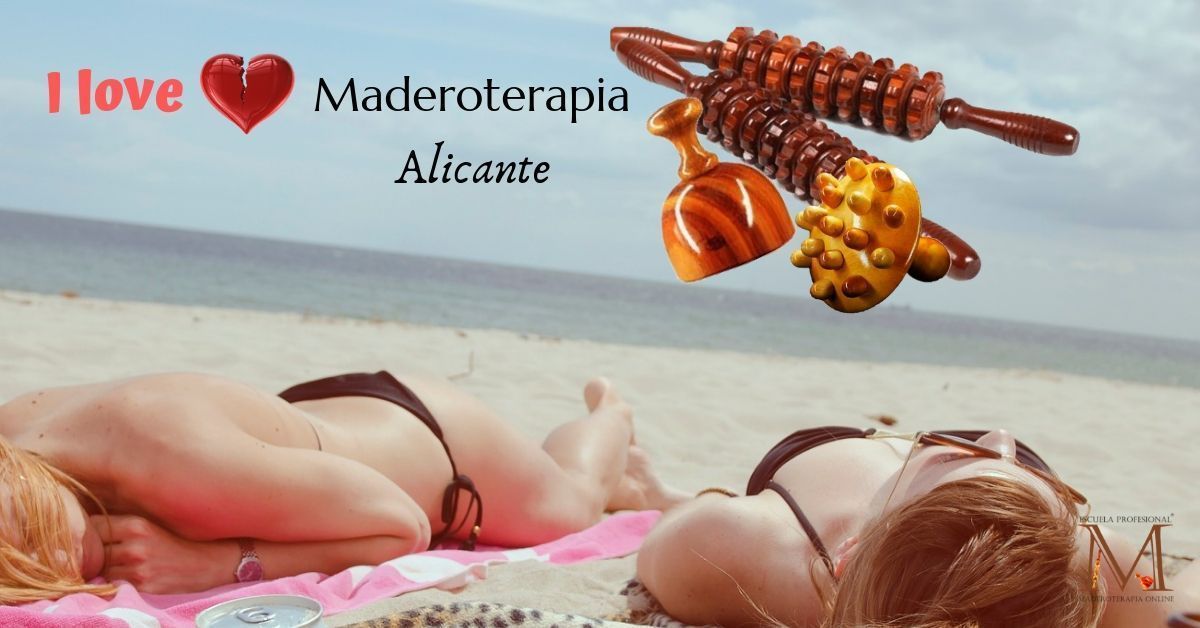 Maderoterapia en la playa de Alicante