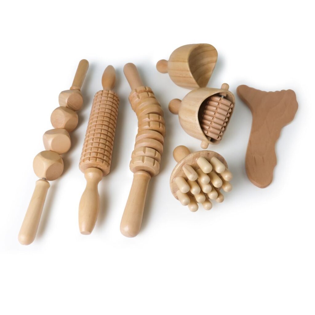 Kit Maderoterapia Corporal & Anticelulitis Classic 7 elementos