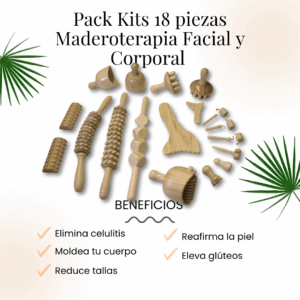 Pack kits Maderoterapia Corporal + Anticelulítica + Facial - Imagen 7