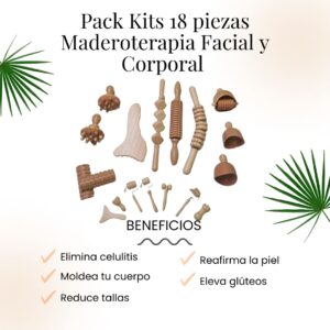 Pack kits Maderoterapia Corporal + Anticelulítica + Facial - Imagen 4