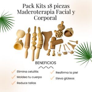 kit completo maderoterapia online 18 piezas 23