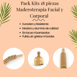 Pack kits Maderoterapia Corporal + Anticelulítica + Facial - Imagen 6
