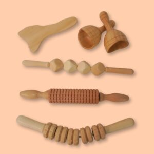 Kit per la terapia del legno per il corpo