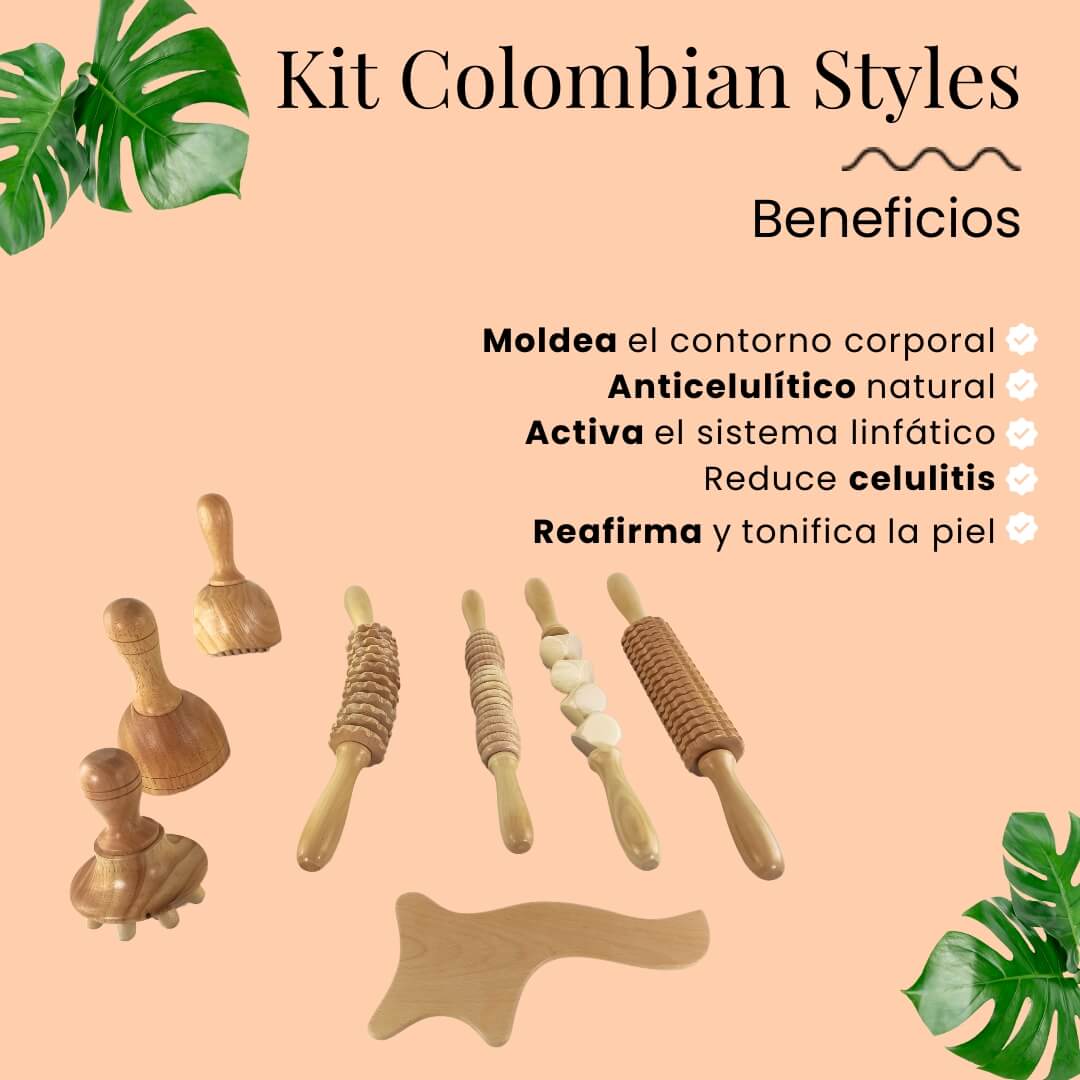 Kit colombian styles 8 elementos maderoterapiaonline 4