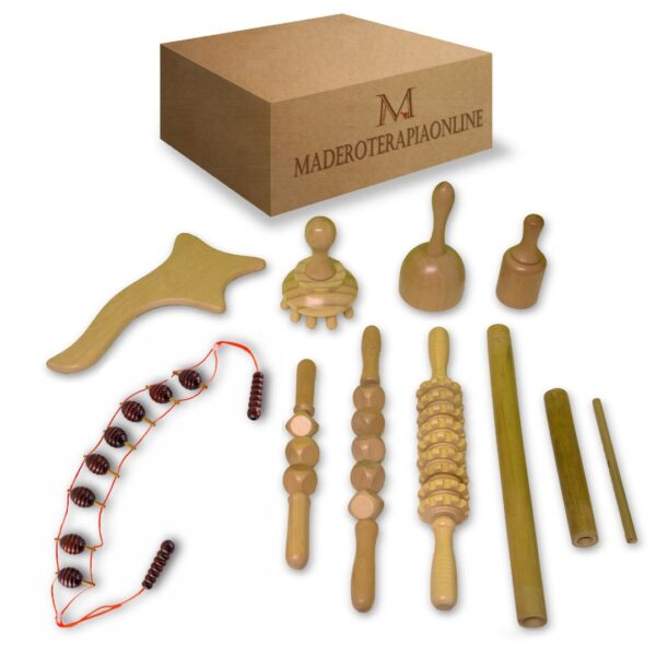 Kit maderoterapia bamboo maderoterapia online 11 piezas4