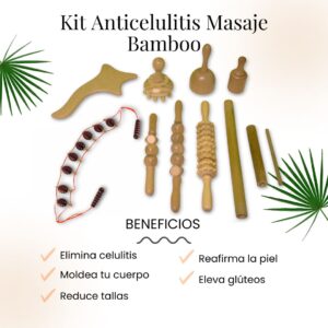 Kit maderoterapia bamboo maderoterapia online 11 piezas45