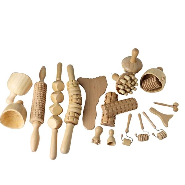 kit completo maderoterapia online 18 piezas 2