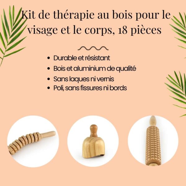 kit completo maderoterapia online 18 piezas 234