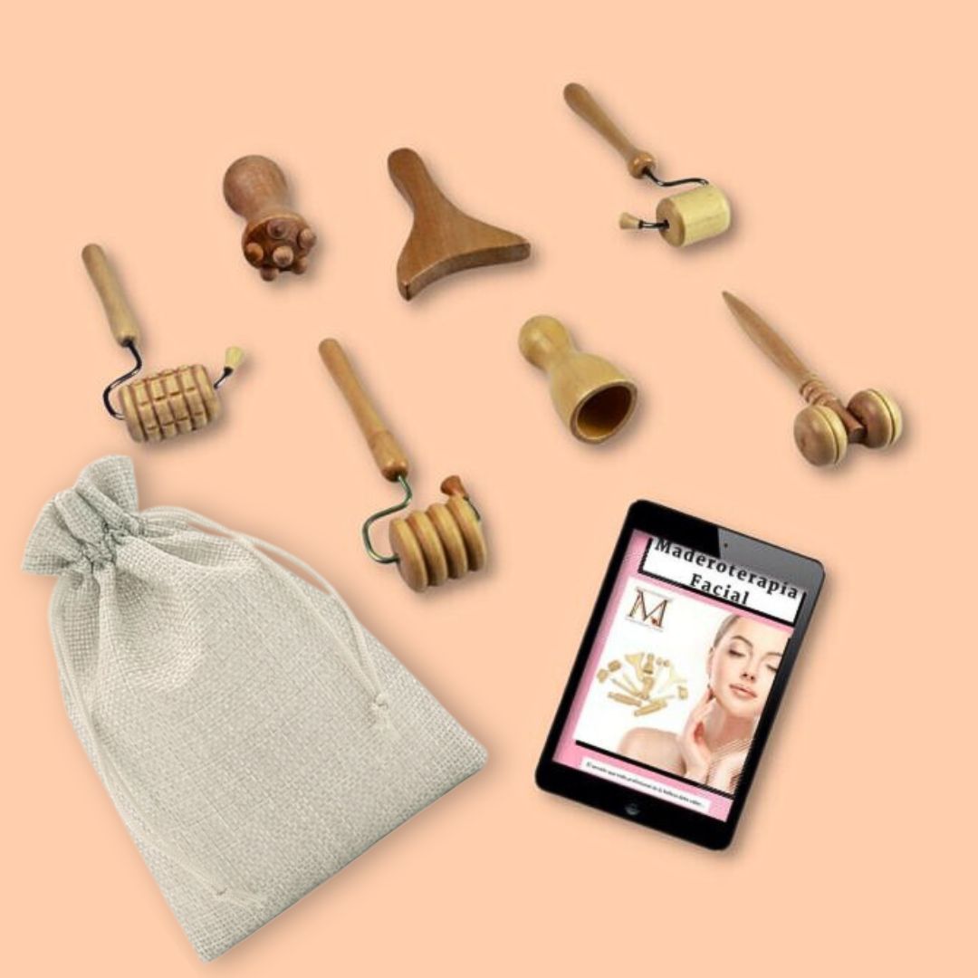 Kit Maderoterapia Facial Comprar Maderas Maderoterapia Kit Con