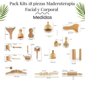 Pack kits Maderoterapia Corporal + Anticelulítica + Facial - Imagen 8