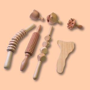 Kit di Maderoterapia Corpo & Anticellulite Classico – 7 elementi<br>