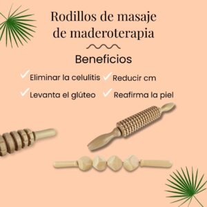 Kit Maderoterapia Corporal & Anticelulitis Classic 7 elementos - Imagen 5
