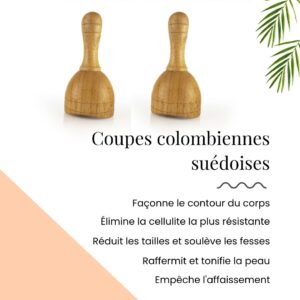 Paire de coupes suédoises avec rouleau de Maderothérapie (copia) – Image 4