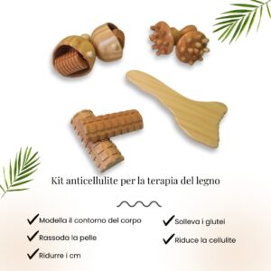 Nuovo Kit Anticellulite per Terapia del Legno - immagine 5