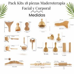 Pack kits Maderoterapia Corporal + Anticelulítica + Facial plus - Imagen 5