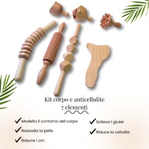 Classico corpo a 7 elementi e kit anticellulite - immagine 5