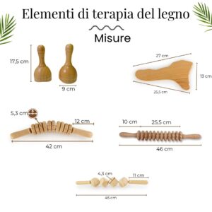 Kit per la terapia del legno per il corpo - immagine 3