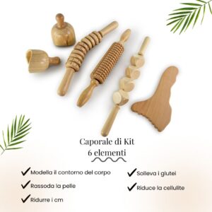 Kit per la terapia del legno per il corpo - immagine 3