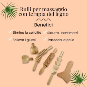 Kit per la terapia del legno per il corpo - immagine 4