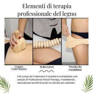 Kit per la terapia del legno per il corpo - immagine 5