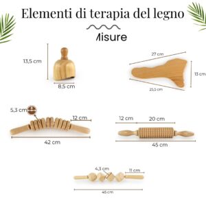 Kit per la terapia del legno per il corpo - immagine 6