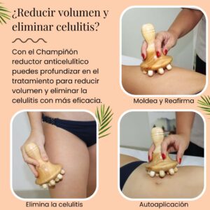 Pareja de Champiñón Maderoterapia Style - Imagen 6