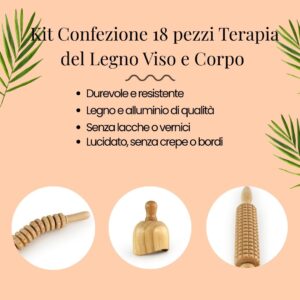 (Nuevo) Kit Maderoterapia Corporal & Anticelulítica Original - immagine 4