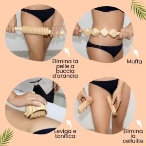 (Nuevo) Kit Maderoterapia Corporal & Anticelulítica Original - immagine 6