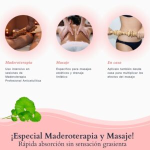 Tratamiento Maderoterapia Liporeductora & Anticelulítica 250ml - Imagen 5